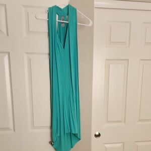 Turquoise Sleeveless Dress